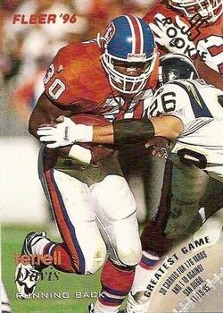 Terrell Davis Denver Broncos 1996 Fleer NFL #39